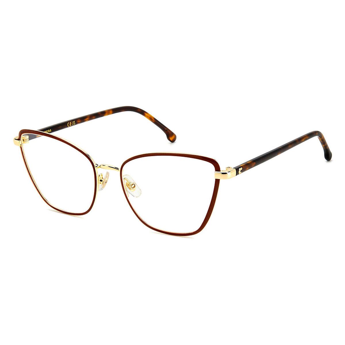 Carrera 3039 Eyeglasses Women Matte Burgundy Gold 54mm