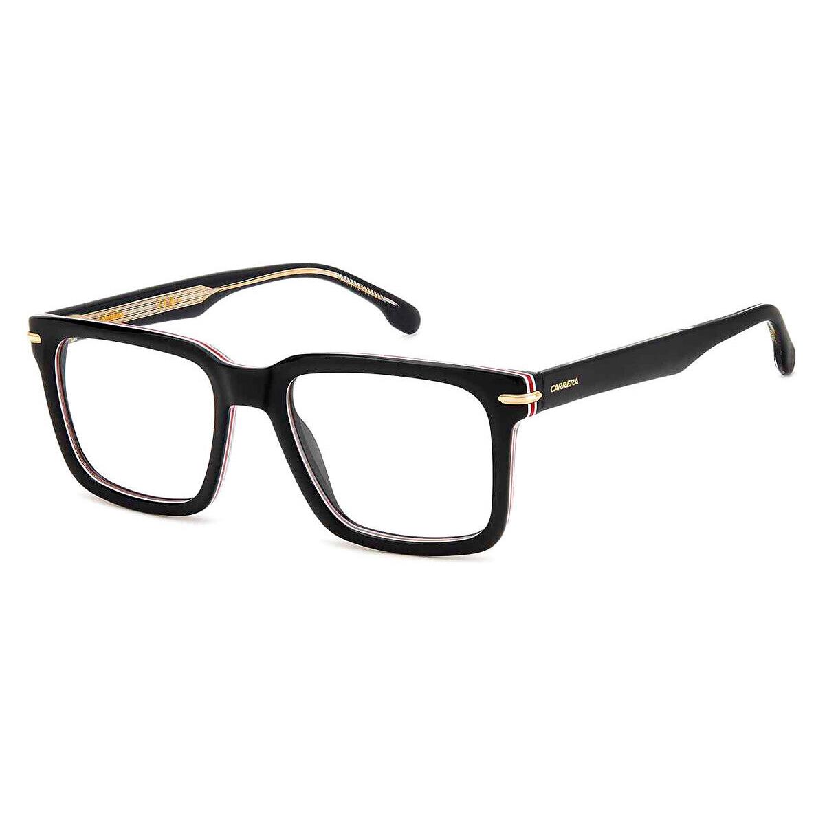 Carrera Car Eyeglasses Men Striped Black 53mm