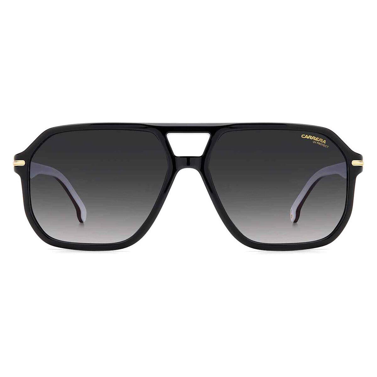 Carrera 302/S Sunglasses Striped Black Gray Shaded 59mm