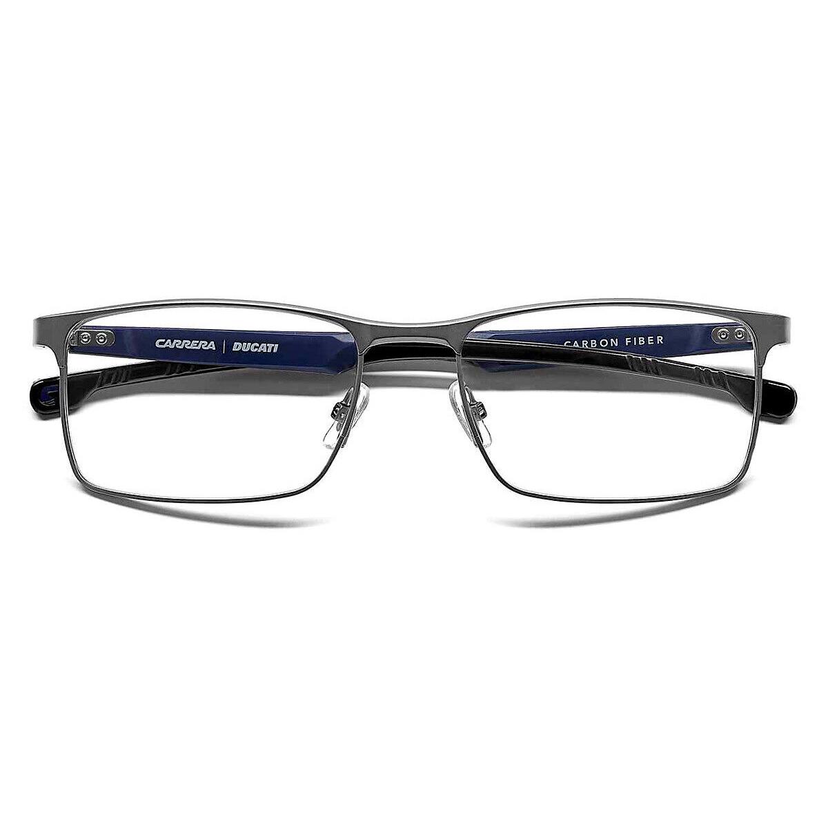 Carrera Carduc 027 Eyeglasses Matte Dark Ruthenium Blue 56mm - Frame: Matte Dark Ruthenium Blue, Lens: Demo