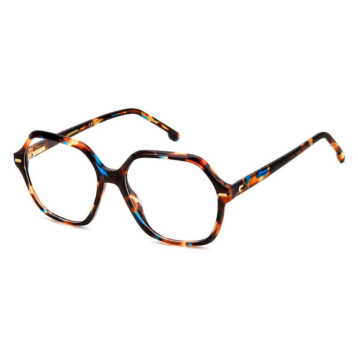 Carrera 3032 Eyeglasses Women Brown Blue Havana 54mm