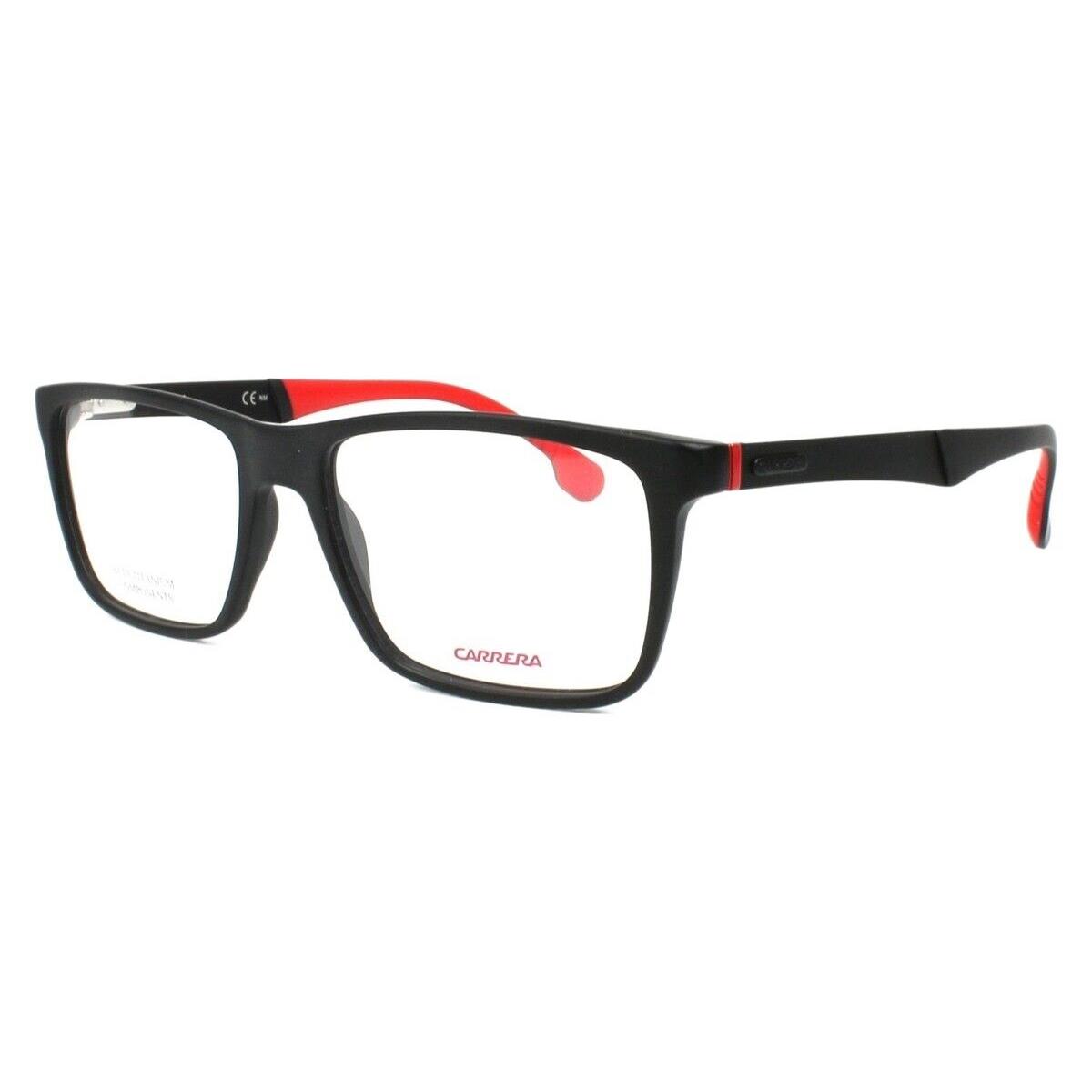 Carrera 8825/V Eyeglasses Men 0003 Matte Black Rectangle 55mm