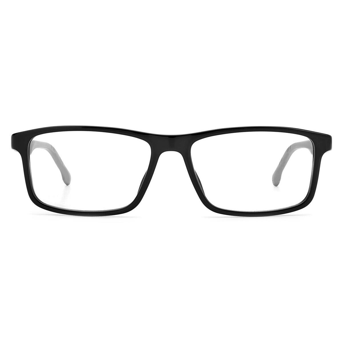 Carrera 8865 Eyeglasses Men Black Rectangle 55mm