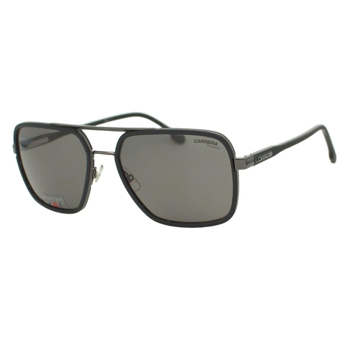 Carrera 256/S V81 Matte Black Men`s Polarized Bridge Sunglasses 58-18-140 W/case