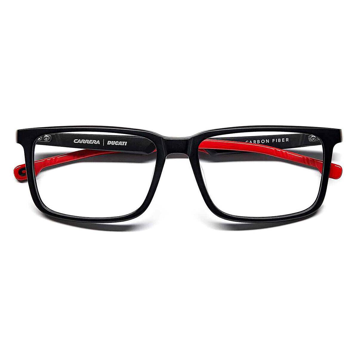 Carrera Carduc 026 Eyeglasses Men Black Red 55mm - Frame: Black Red, Lens: Demo