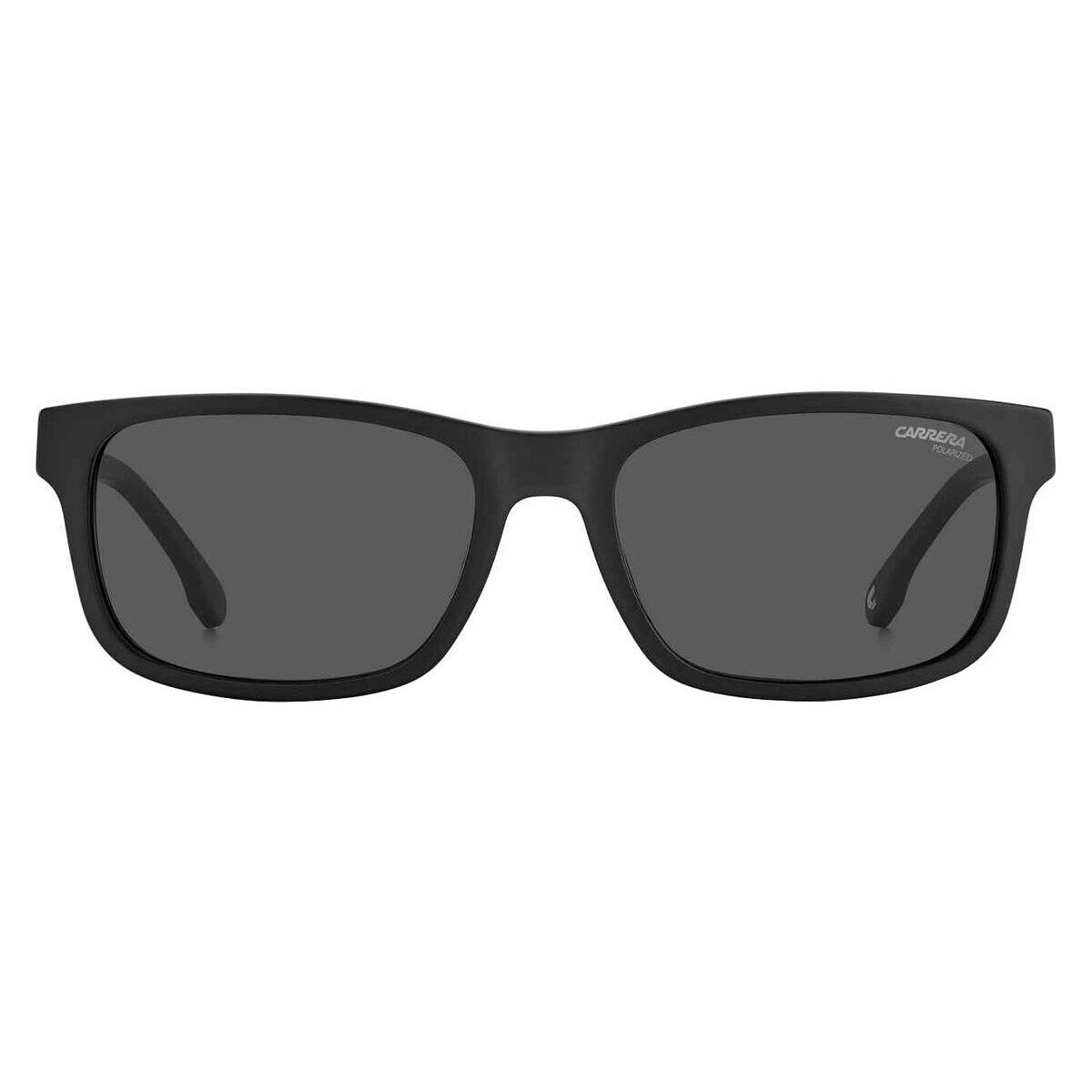 Carrera 299/S Sunglasses Matte Black Gray Polarized 57mm