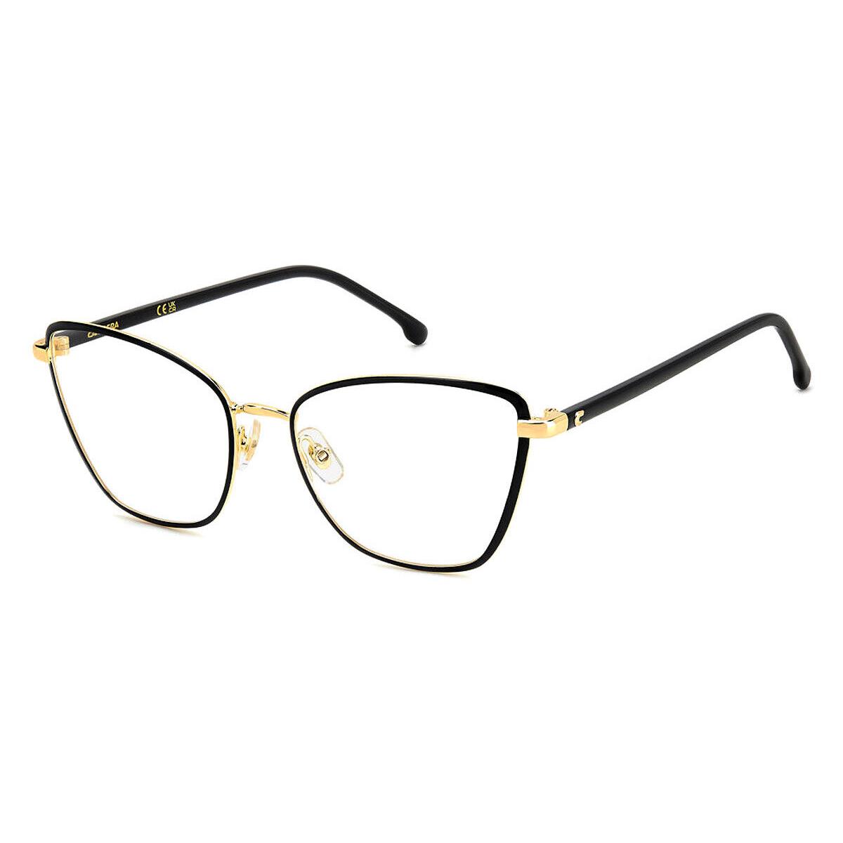 Carrera 3039 Eyeglasses Women Matte Black Gold 54mm