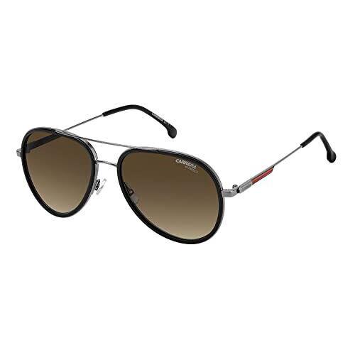 Carrera 1044/S Unisex Black/grey Brown Shaded 57/17/145 Sunglasses