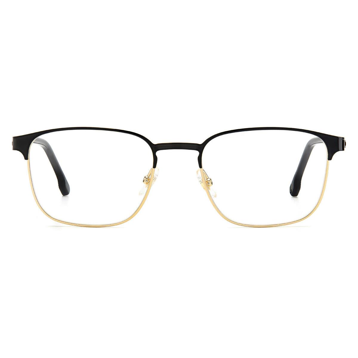 Carrera 253 Eyeglasses Men Black Gold Square 53mm