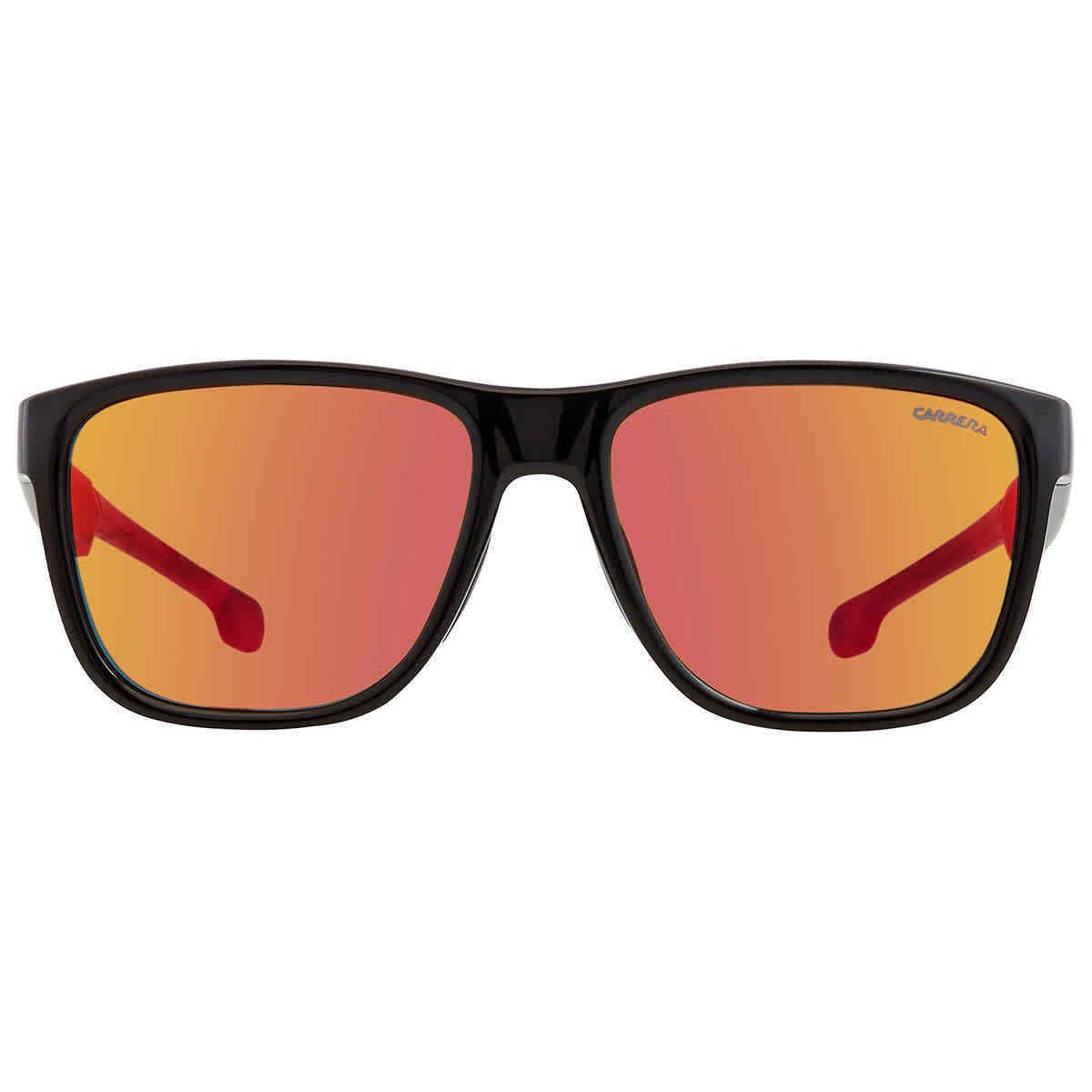 Carrera Red Mirror Square Men`s Sunglasses Carrera Ducati 003/S 00A4/UZ 57