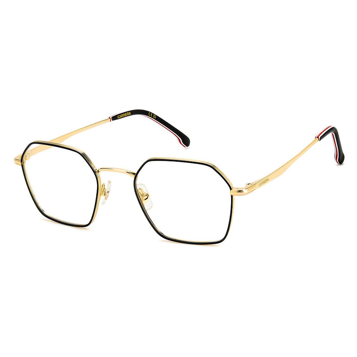 Carrera 335 Eyeglasses Men Black Gold 50mm