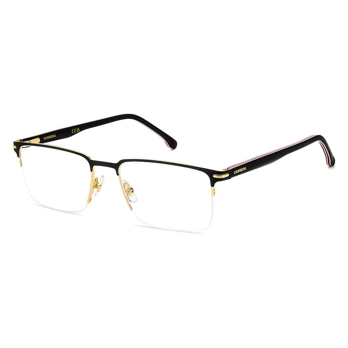 Carrera 325 Eyeglasses Men Matte Black Gold 54mm