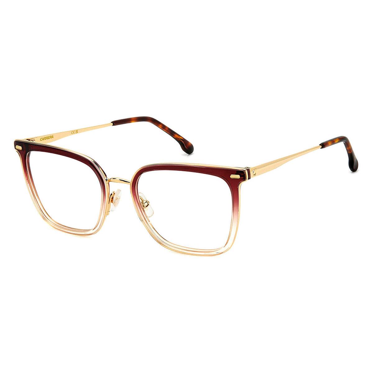 Carrera 3040 Eyeglasses Women Burgundy Shaded 53mm