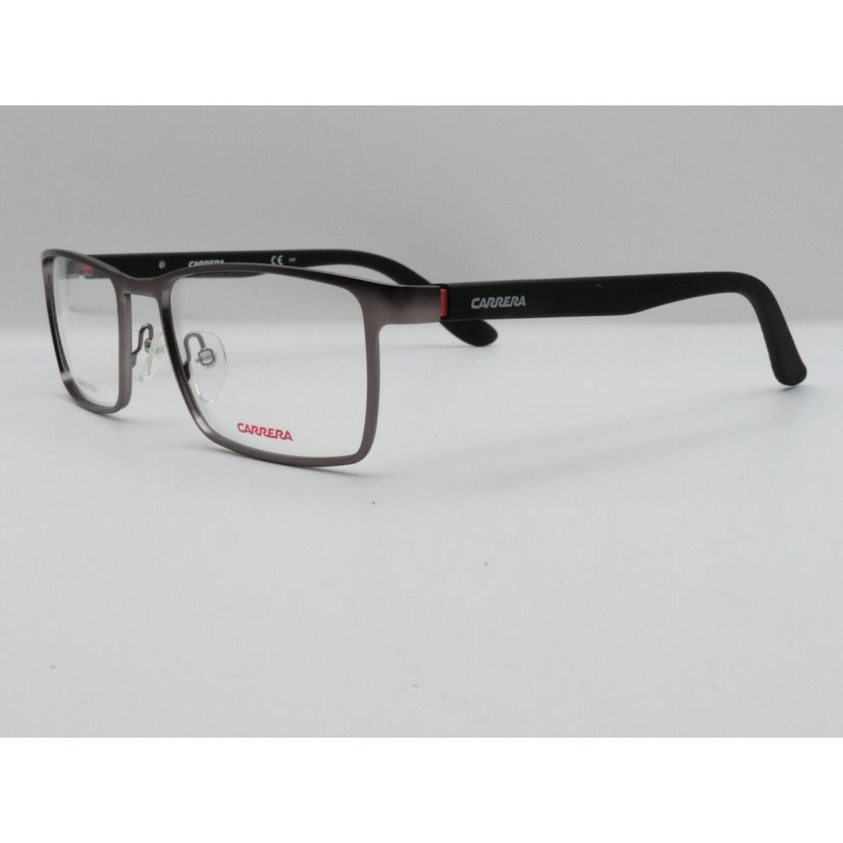 Carrera CA8809 Square Full Rim Eyeglass Frames 0RF Matte Gray 54-18-140