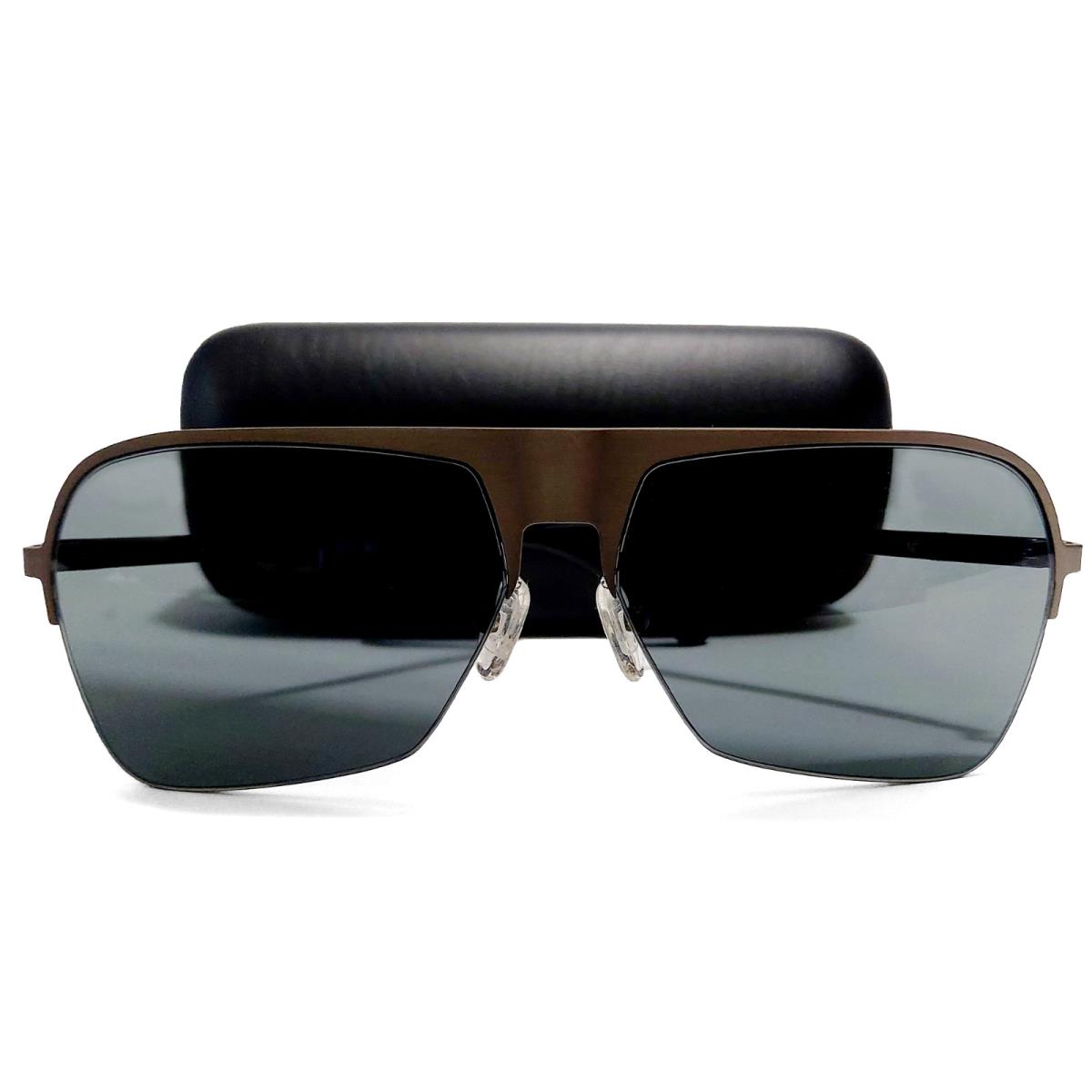 Dries Van Noten Silver Linda Farrow Edition Square DVN/192/1 Sunglasses