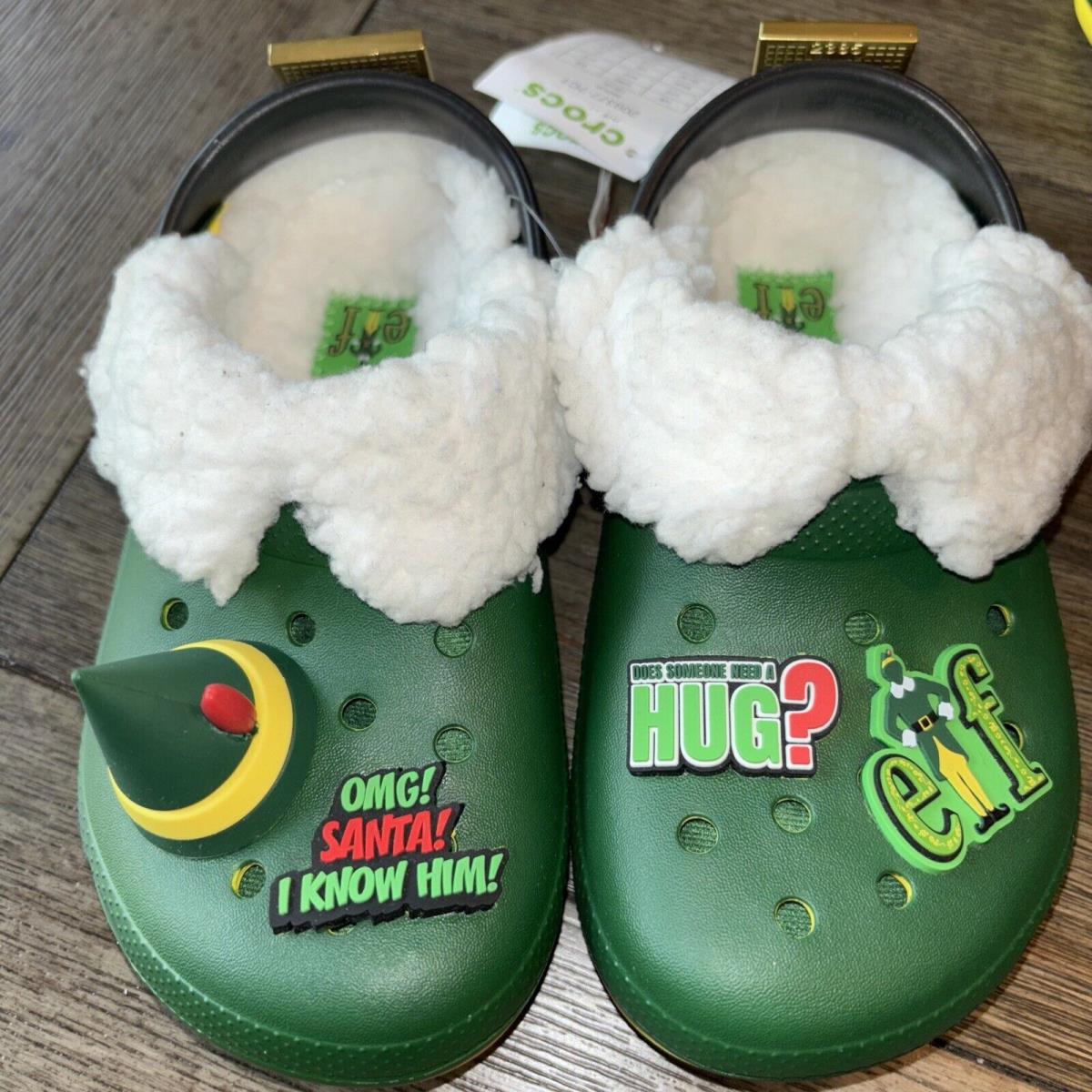 Buddy The Elf x Crocs Lined Clog Kids C11