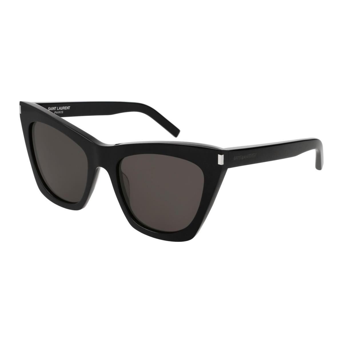 Saint Laurent Wave SL 214 Kate Sunglasses 001 Black