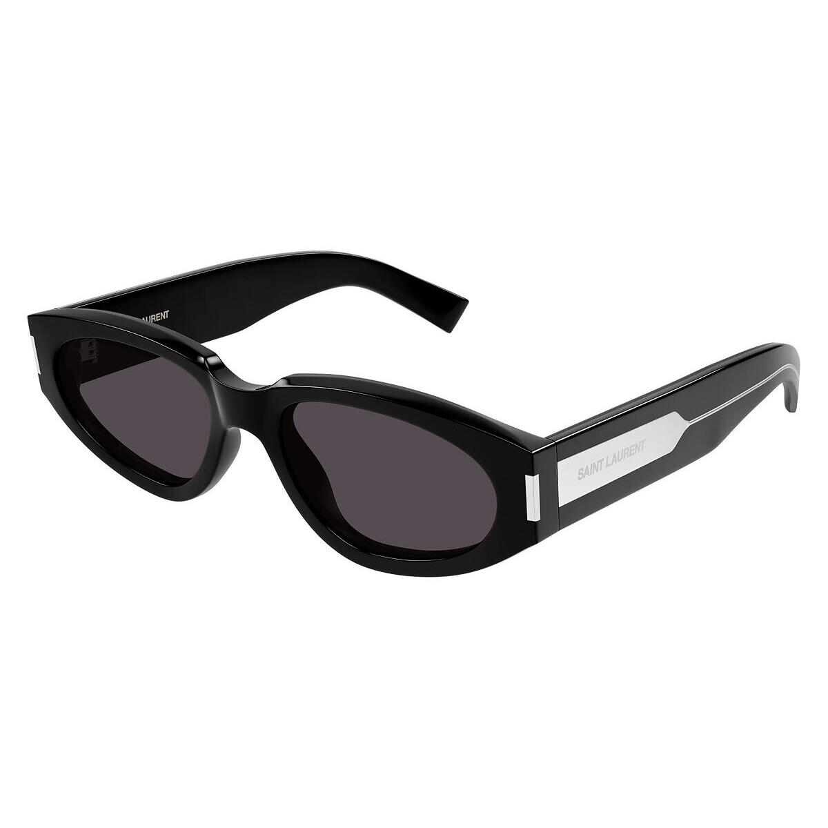 Saint Laurent SL 618 Sunglasses Women Black/crystal 56mm