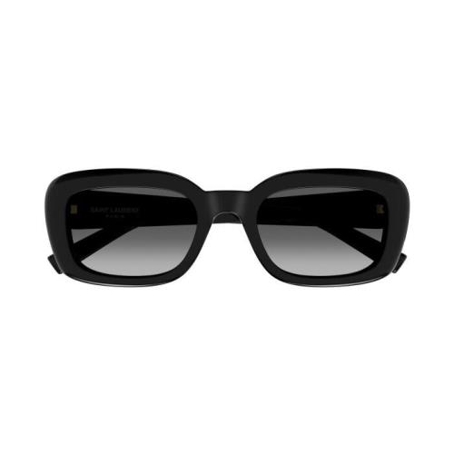 Saint Laurent SL M130 002 Black Gold Grey Gradient Sunglasses Women