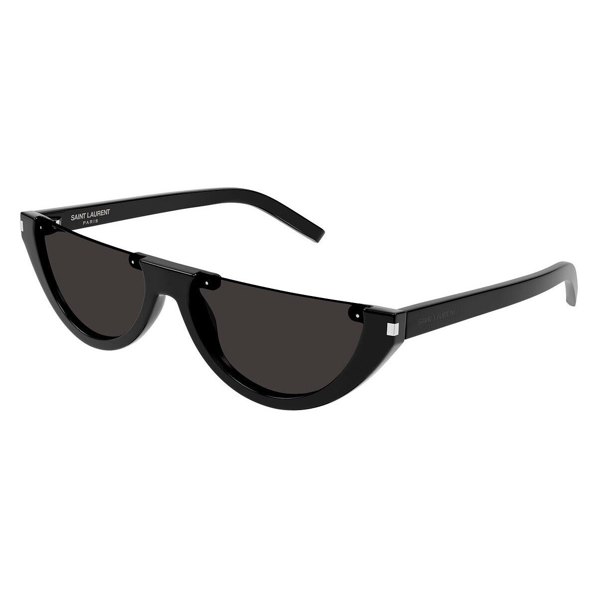 Saint Laurent SL 563 Sunglasses Black Black Narrow 58mm