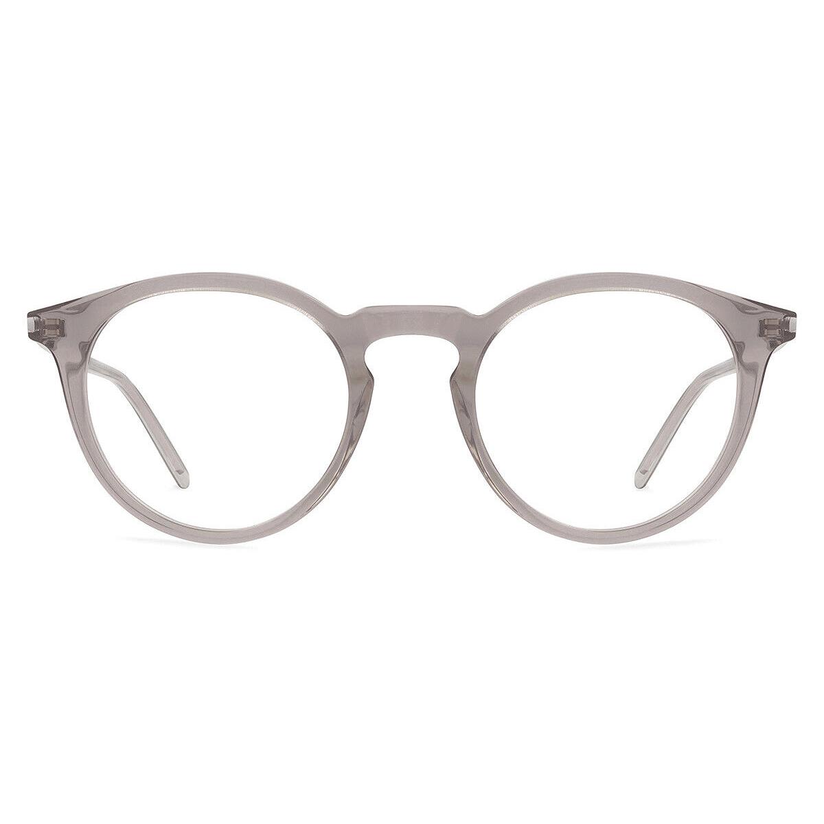 Saint Laurent SL 347 Eyeglasses Unisex Brown Round 48mm