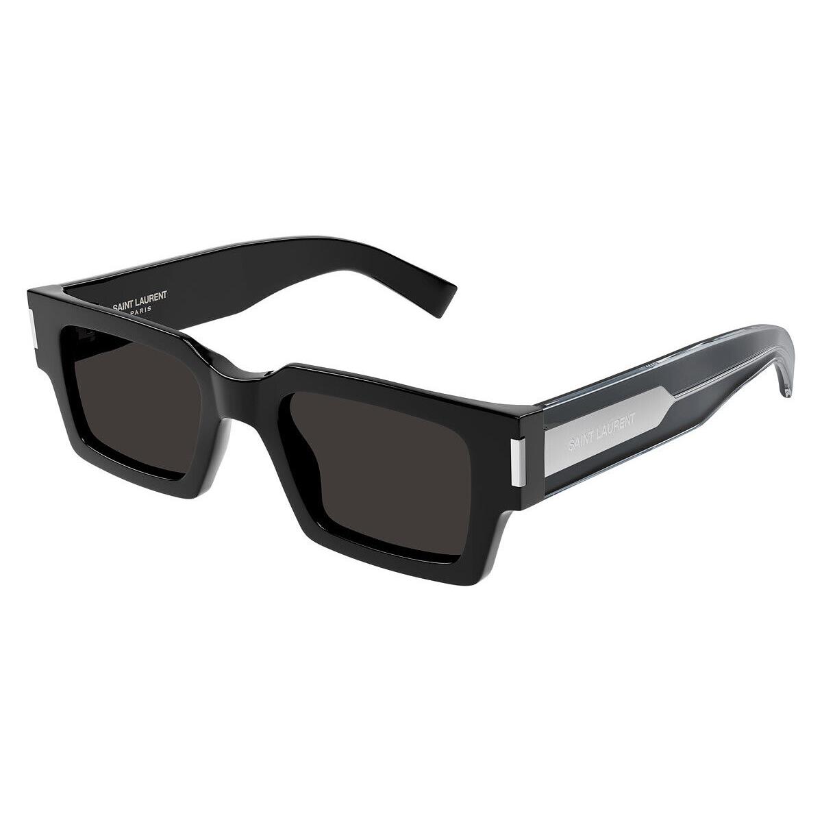 Saint Laurent SL 572 Sunglasses Black/crystal Gray 50mm