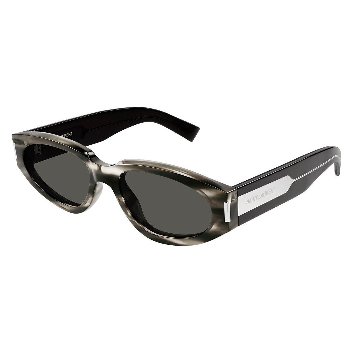 Saint Laurent SL 618 Sunglasses Women Havana/crystal 56mm