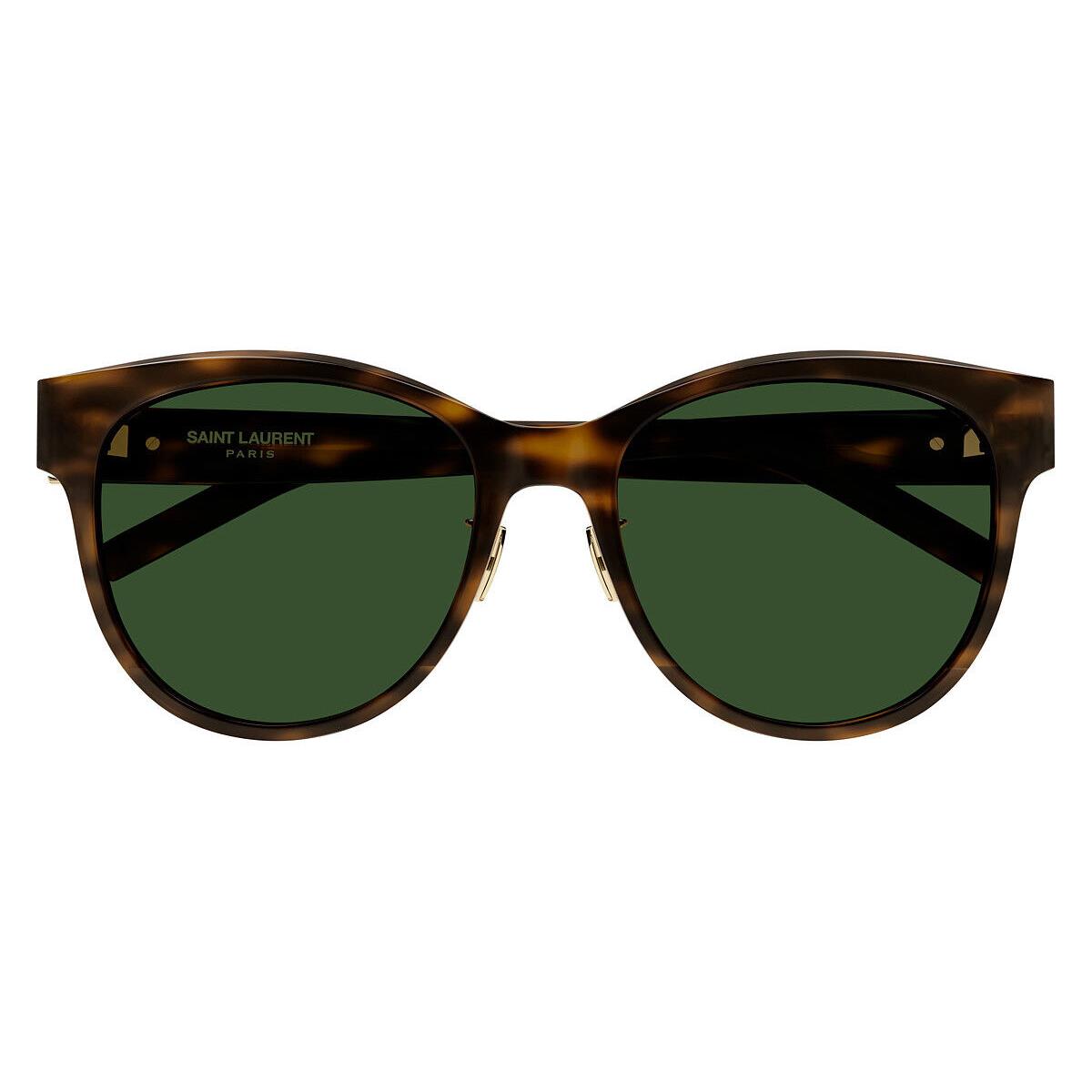 Saint Laurent SL M107/K Sunglasses Havana Green 56mm