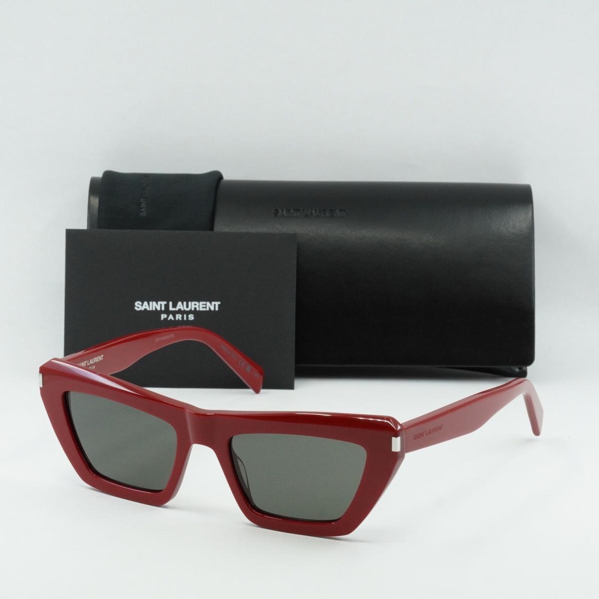 Saint Laurent SL467 003 Red/grey 52-19-145 Sunglasses