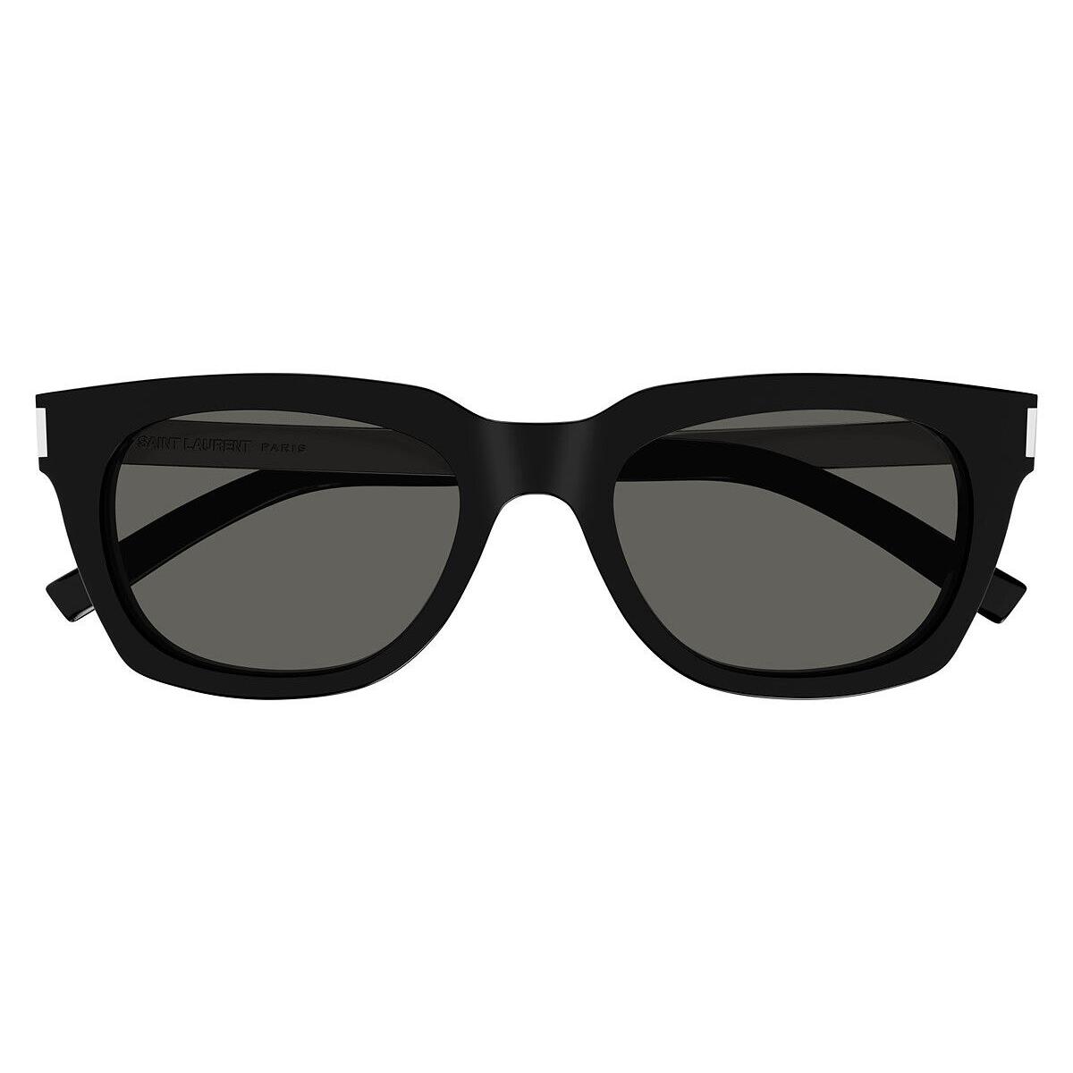 Saint Laurent SL Sunglasses Unisex Black/silver / Gray 53mm