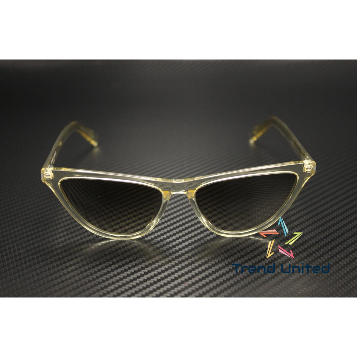 Saint Laurent SL 550 Slim 005 Cat Eye Yellow Brown 56 mm Women`s Sunglasses