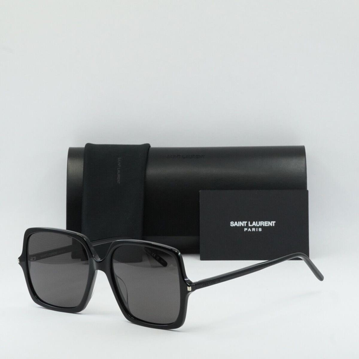 Saint Laurent SL591 001 Black/black 57-17-145 Sunglasses