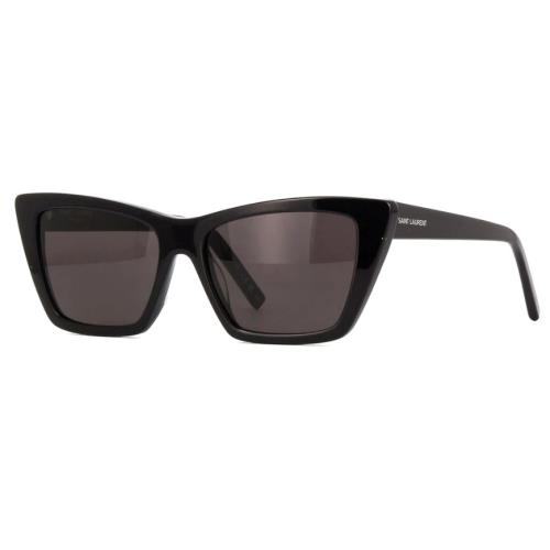 Saint Laurent Black/grey SL 276 Mica 032 Cat-eye Women`s Sunglasses