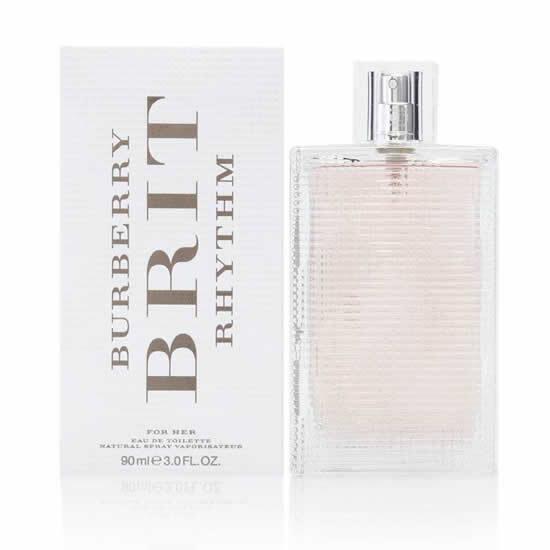 Brit Rhythm Burberry 3.0 oz / 90 ml Eau de Toilette Edt Women Perfume Spray