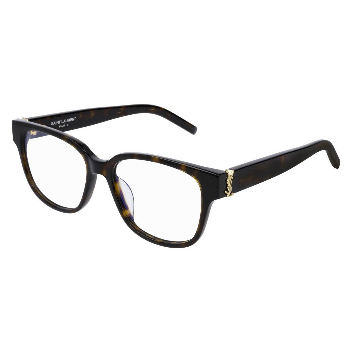 Saint Laurent SL M33/F Eyeglasses Women Havana Rectangle 54mm