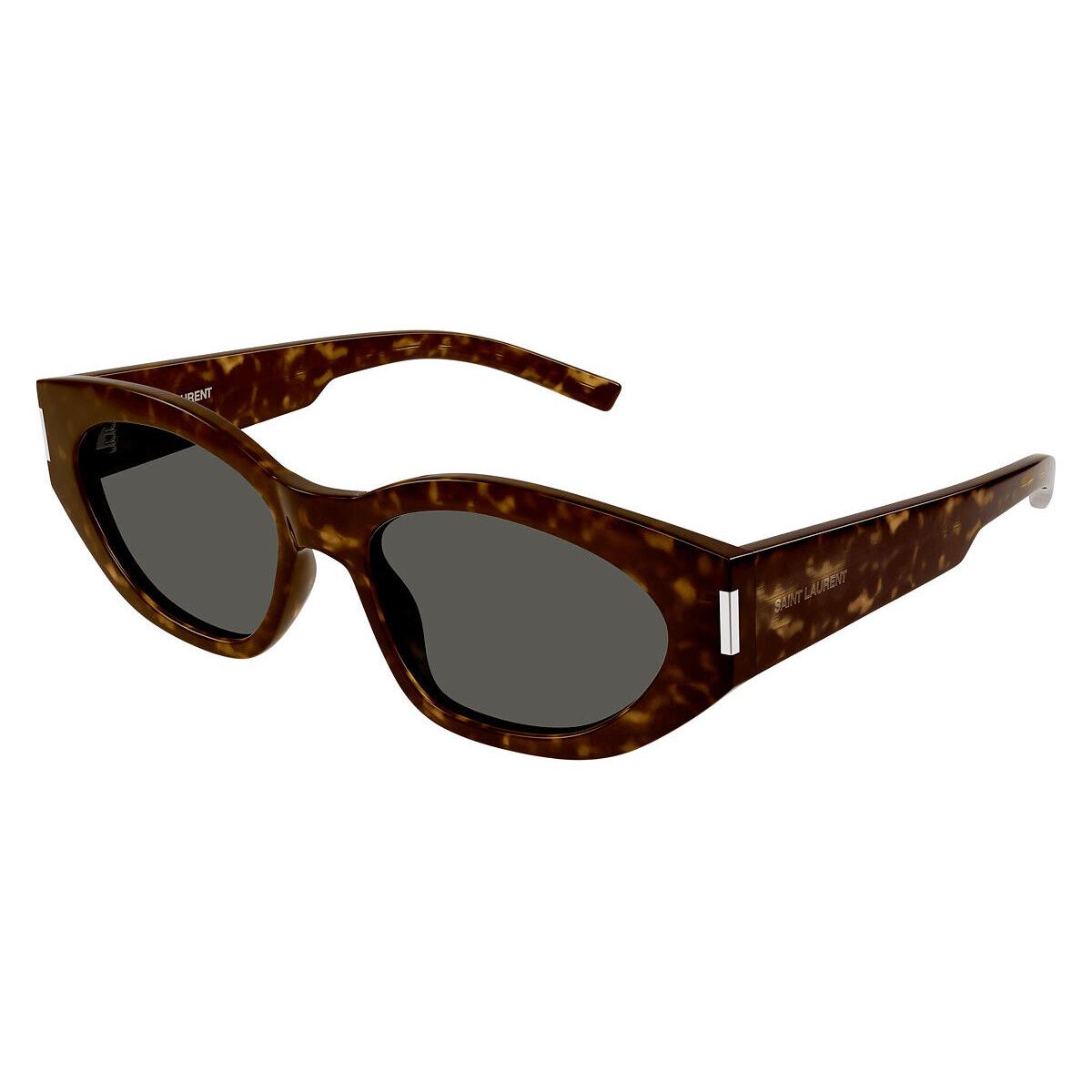 Saint Laurent SL 638 Sunglasses Women Havana 55mm