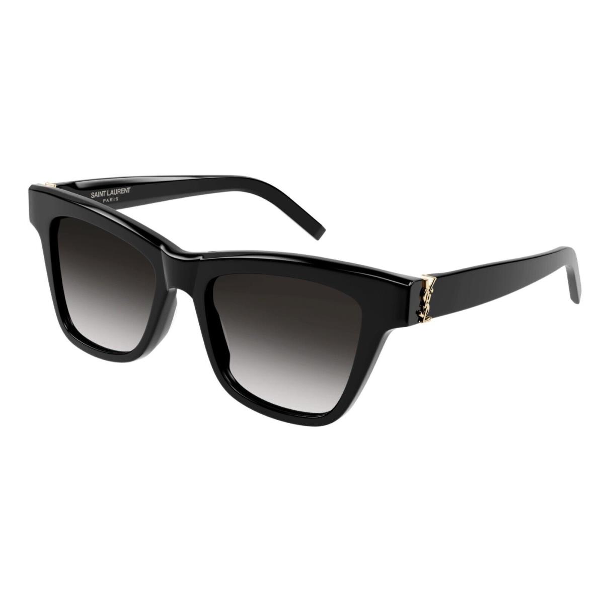 Saint Laurent SL M106 002 Black/gradient Grey Square Women`s Sunglasses