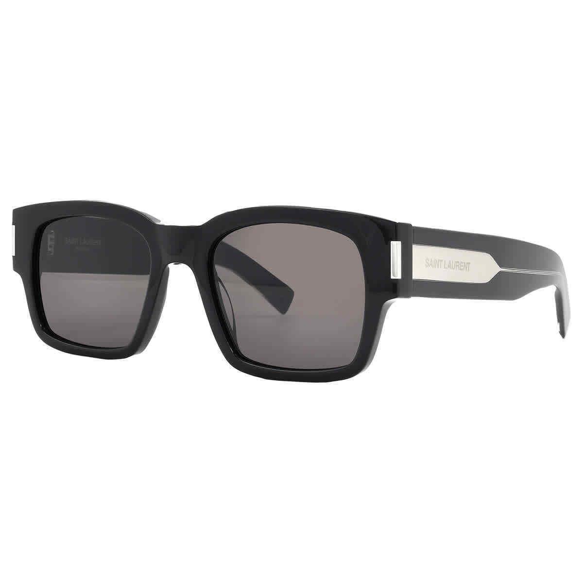 Saint Laurent Grey Square Men`s Sunglasses SL 617 001 53 SL 617 001 53