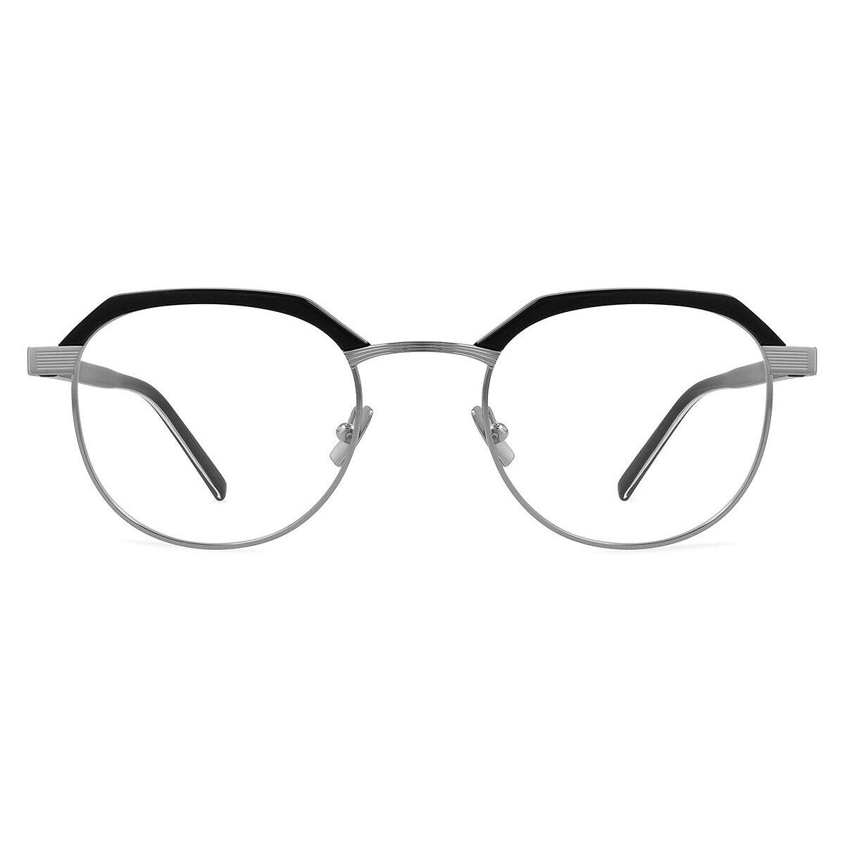 Saint Laurent SL 124 Eyeglasses Unisex Black Round 50mm