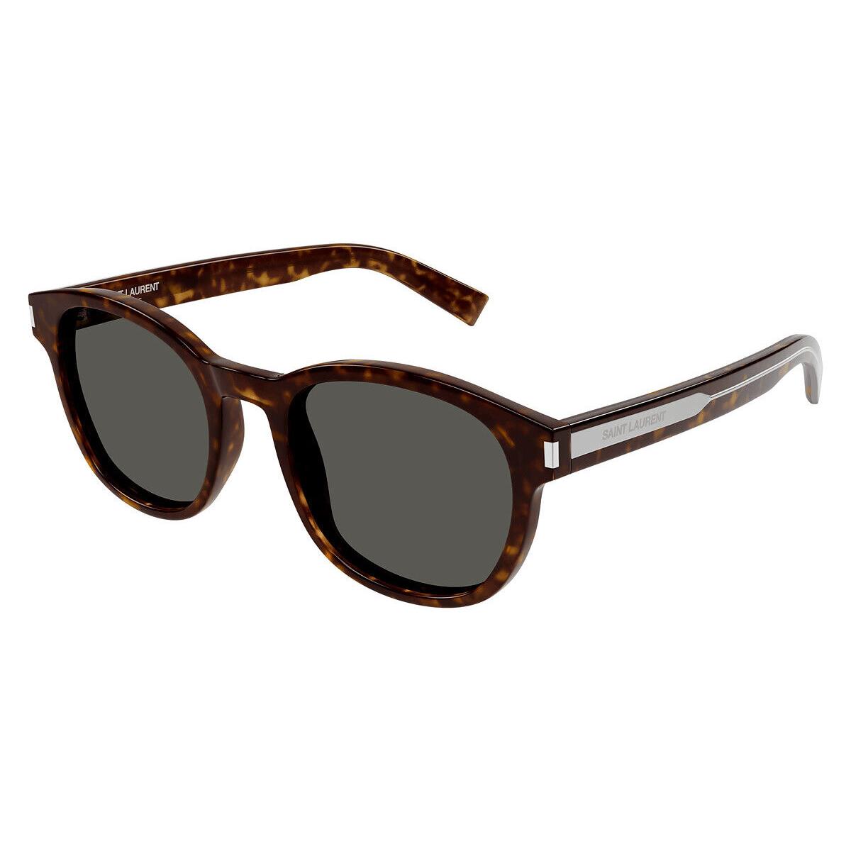 Saint Laurent SL 620 Sunglasses Unisex Havana/crystal 52mm