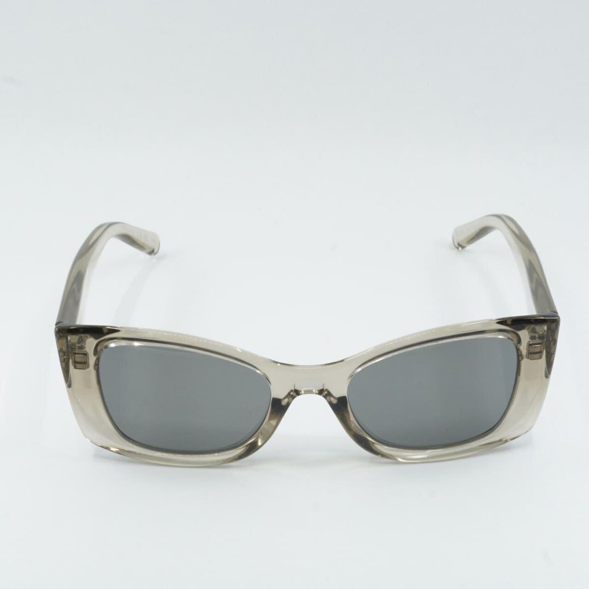 Saint Laurent SL593 003 Beige/silver Mirrored 52-20-145 Sunglasses