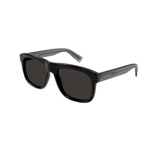 Saint Laurent SL 558 003 Black-grey/black Square Men`s Sunglasses