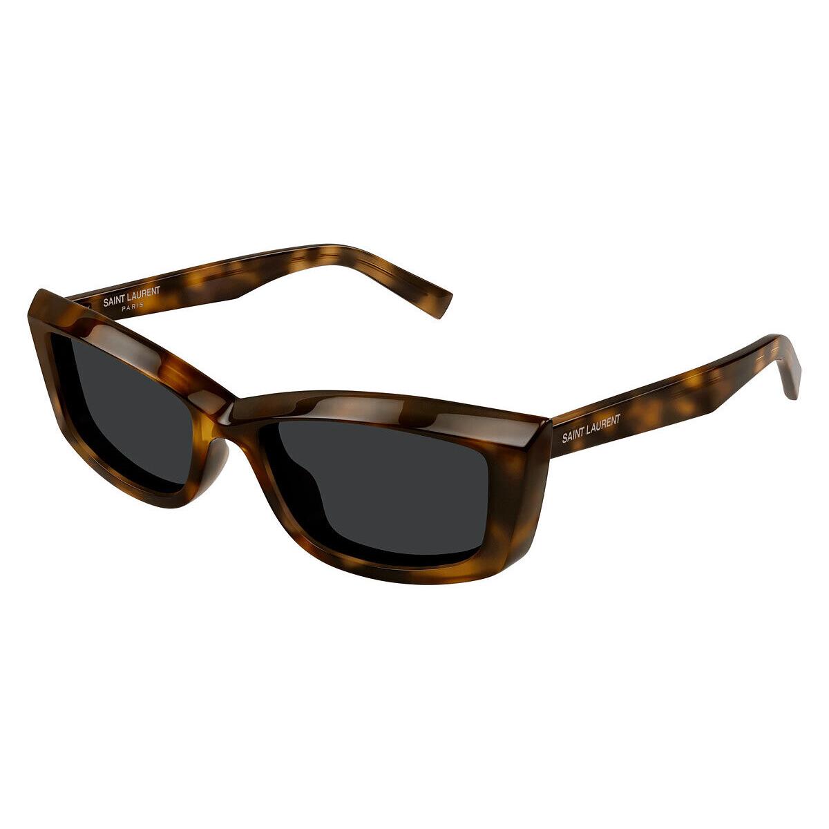 Saint Laurent SL 658 Sunglasses Women Havana 54mm