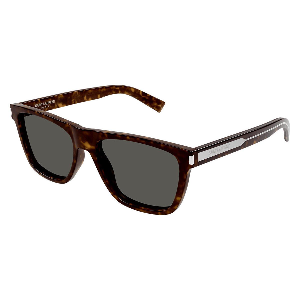 Saint Laurent SL 619 Sunglasses Men Havana/crystal 56mm