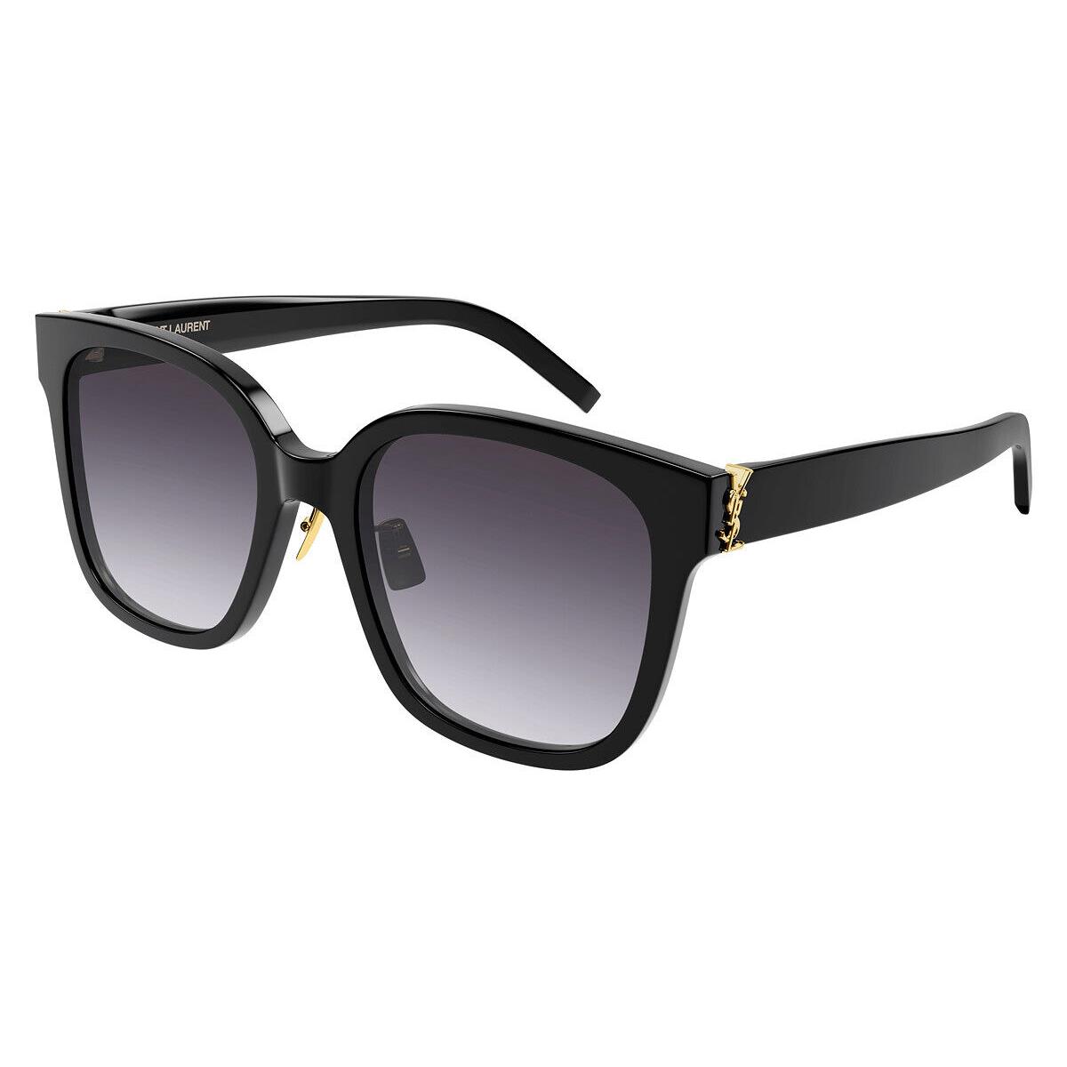 Saint Laurent SL M105/F Sunglasses Black Gray Gradient 55mm