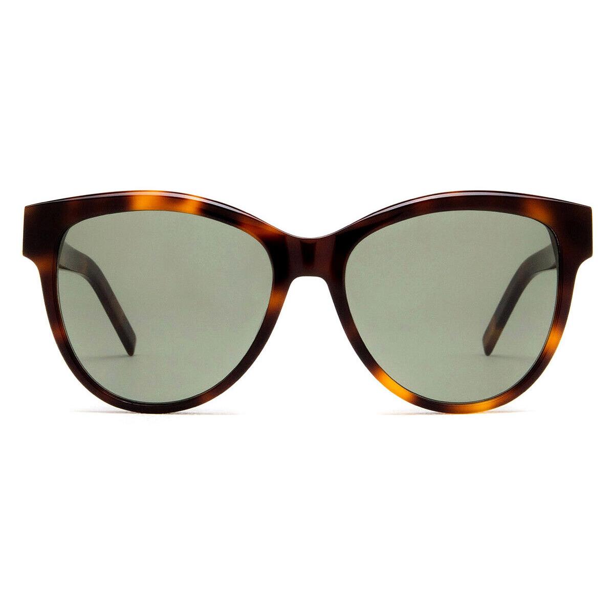 Saint Laurent SL M107 Sunglasses Havana Green 55mm