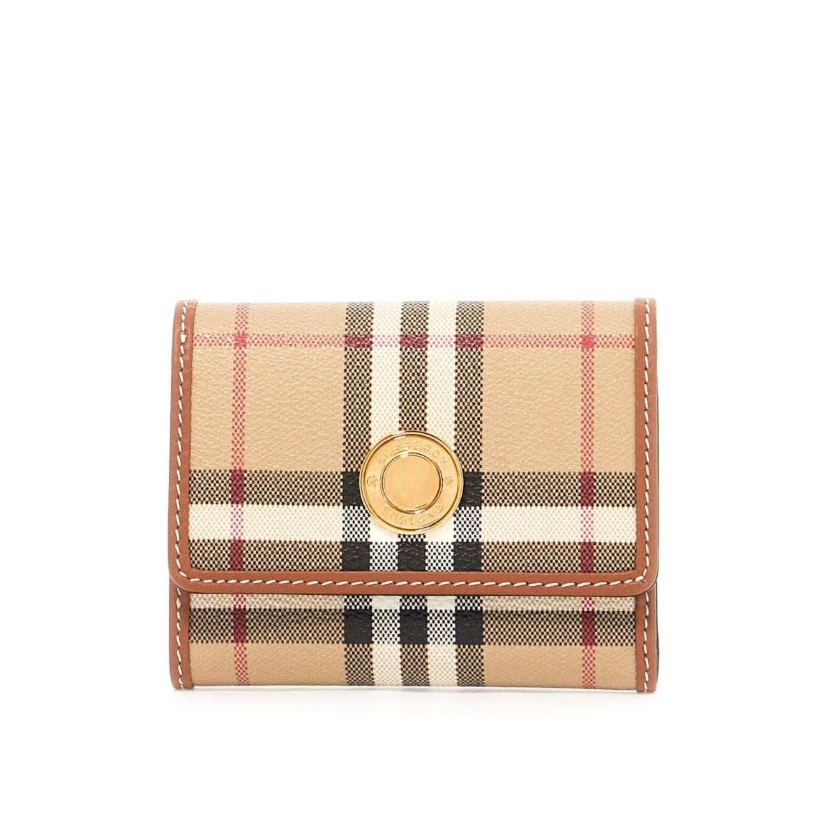 Burberry Book Wallet In Leather