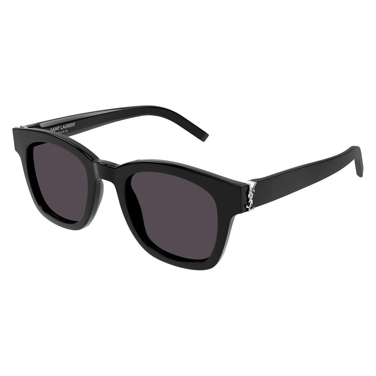 Saint Laurent SL M124 Sunglasses Unisex Black 49mm