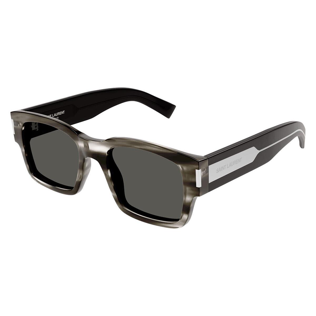 Saint Laurent SL 617 Sunglasses Men Havana/crystal 53mm