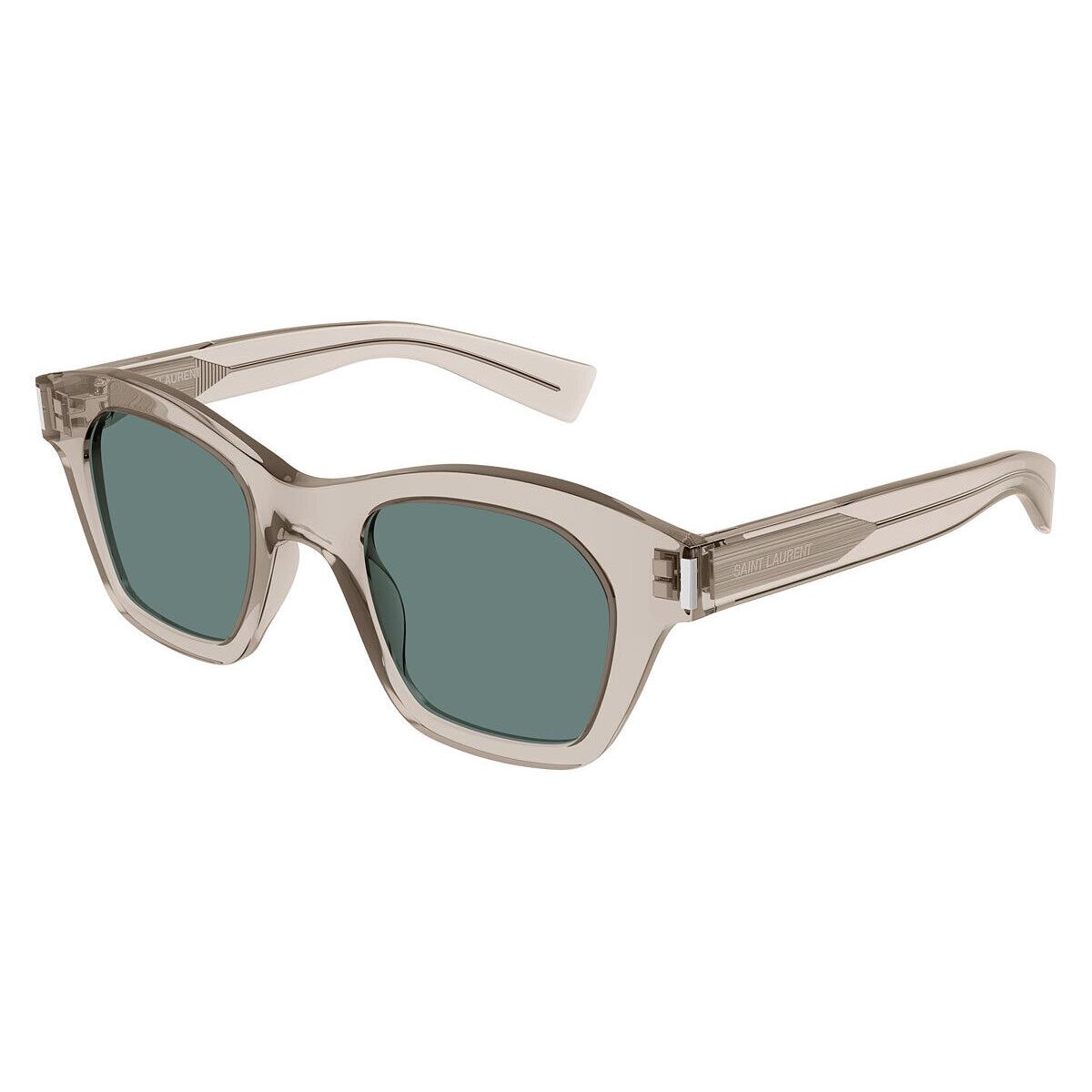 Saint Laurent SL Sunglasses Unisex Beige / Green 47mm